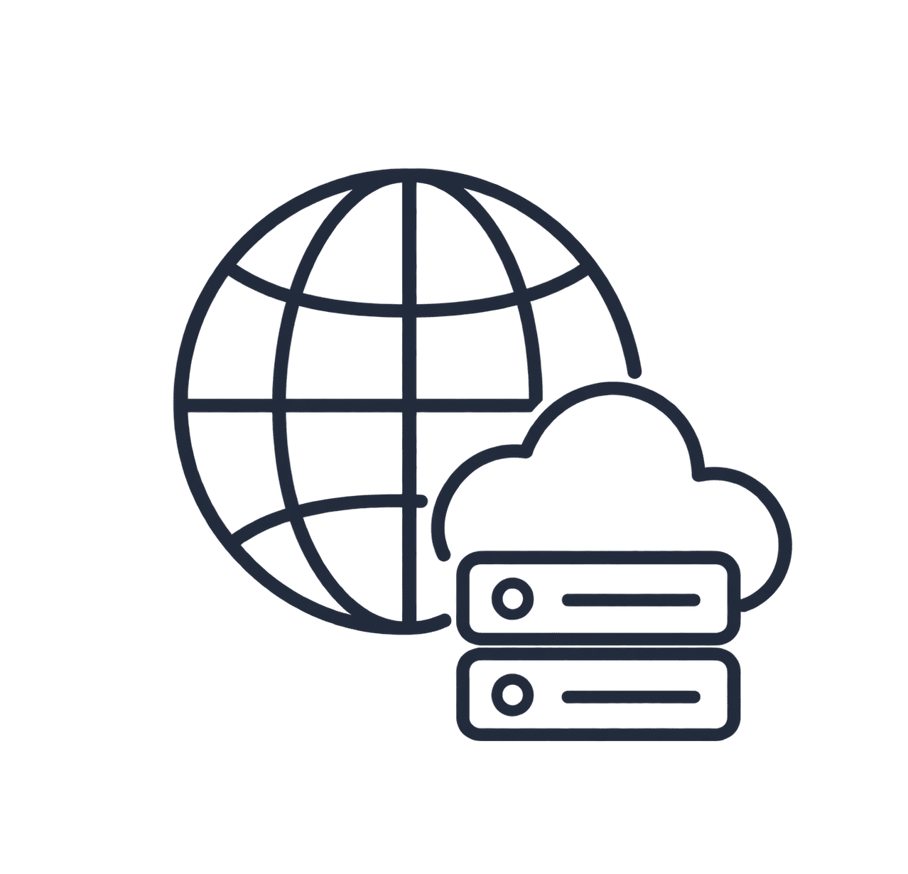 Ikon Infrastruktur Cloud Domain